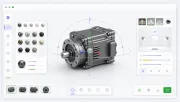 浏览器在线 GLB 和 GLTF 3D 模型查看器界面